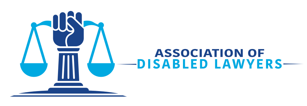 Logo for the Association of Disabled Lawyers